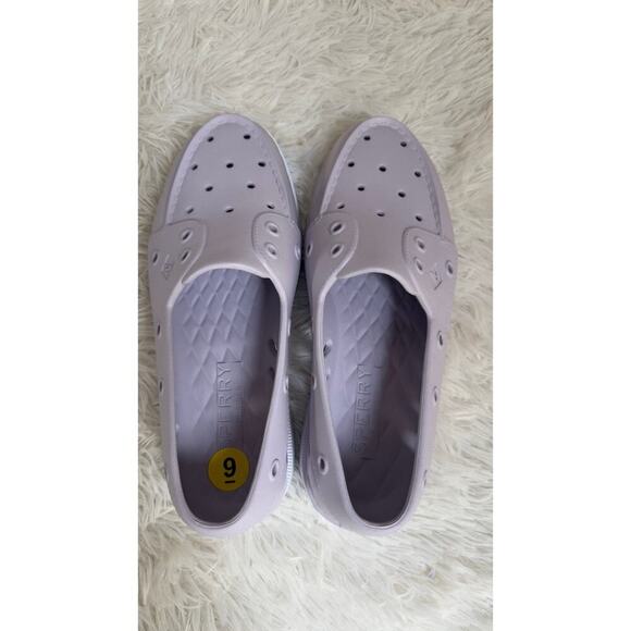 Sperry Rubber Shoes Slip Ons A/O Float Purple Womens Size 9 M - Picture 7 of 8